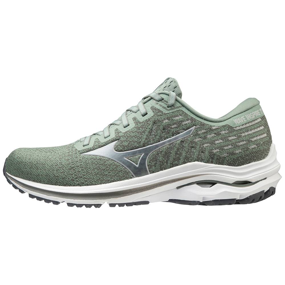 Mizuno Men's Wave Inspire 17 WAVEKNIT Running Shoes Green (411307-UQF)